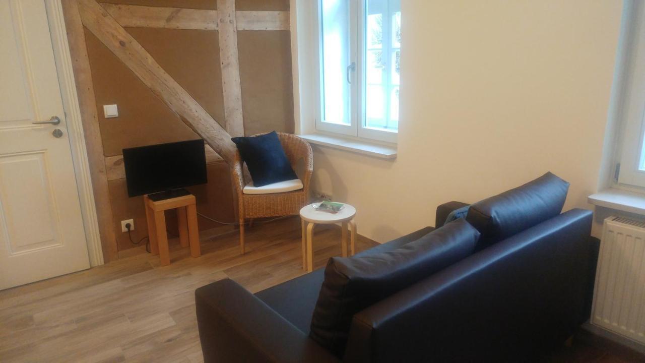 Mirabellenhof - Kleine Ferienwohnung Mit Altstadtblick Biesenthal Dış mekan fotoğraf